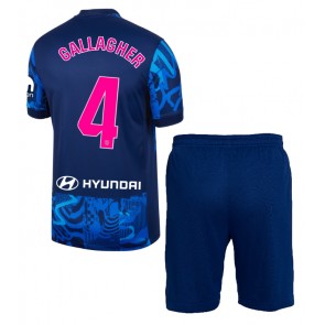 Atletico Madrid Conor Gallagher #4 Dětské Alternativní dres komplet 2024-25 Krátký Rukáv (+ trenýrky)